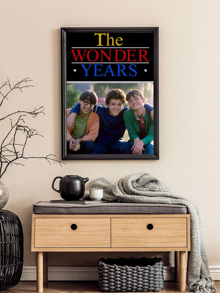 The Wonder Years Dizi Tablo Siyah Çerçeveli Dizi Poster Duvar Tablo