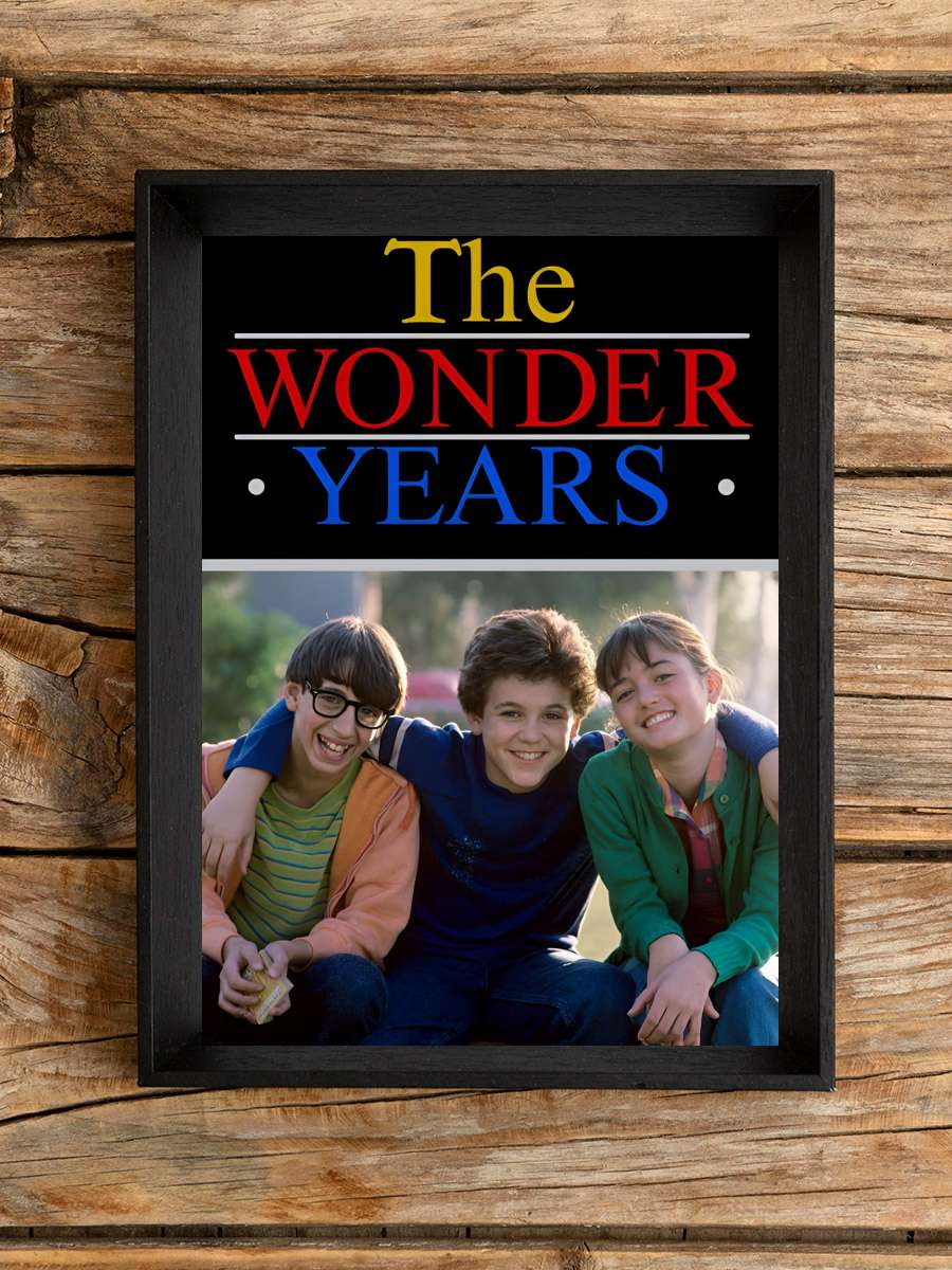 The Wonder Years Dizi Tablo Siyah Çerçeveli Dizi Poster Duvar Tablo