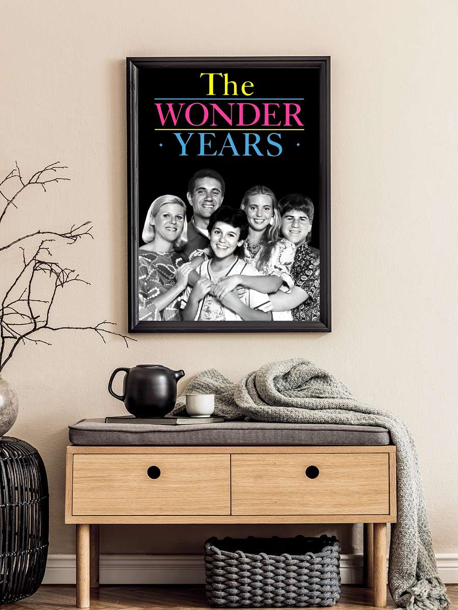 The Wonder Years Dizi Tablo Siyah Çerçeveli Dizi Poster Duvar Tablo