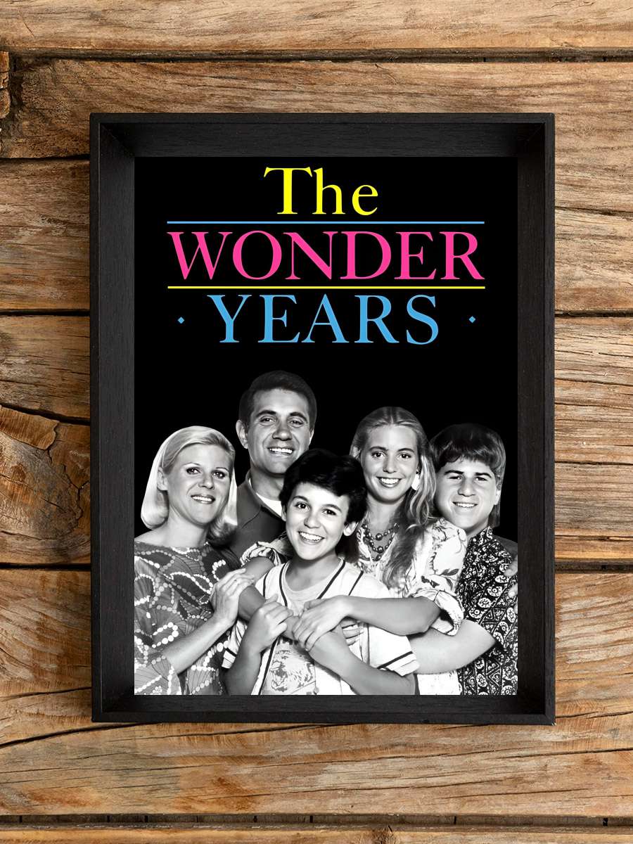 The Wonder Years Dizi Tablo Siyah Çerçeveli Dizi Poster Duvar Tablo