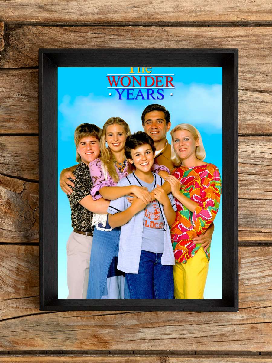 The Wonder Years Dizi Tablo Siyah Çerçeveli Dizi Poster Duvar Tablo