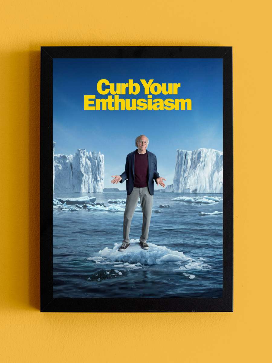 Curb Your Enthusiasm Dizi Tablo Siyah Çerçeveli Dizi Poster Duvar Tablo