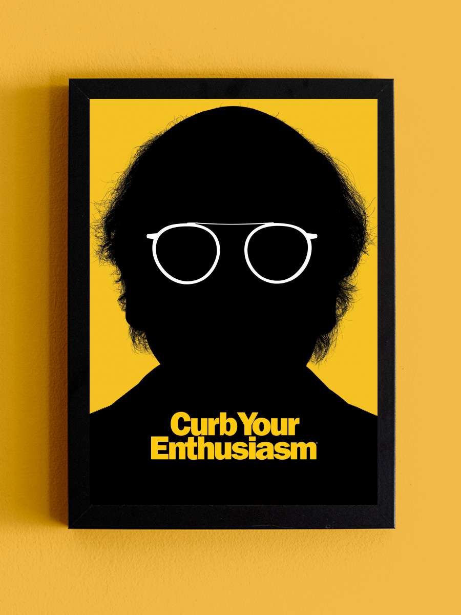 Curb Your Enthusiasm Dizi Tablo Siyah Çerçeveli Dizi Poster Duvar Tablo