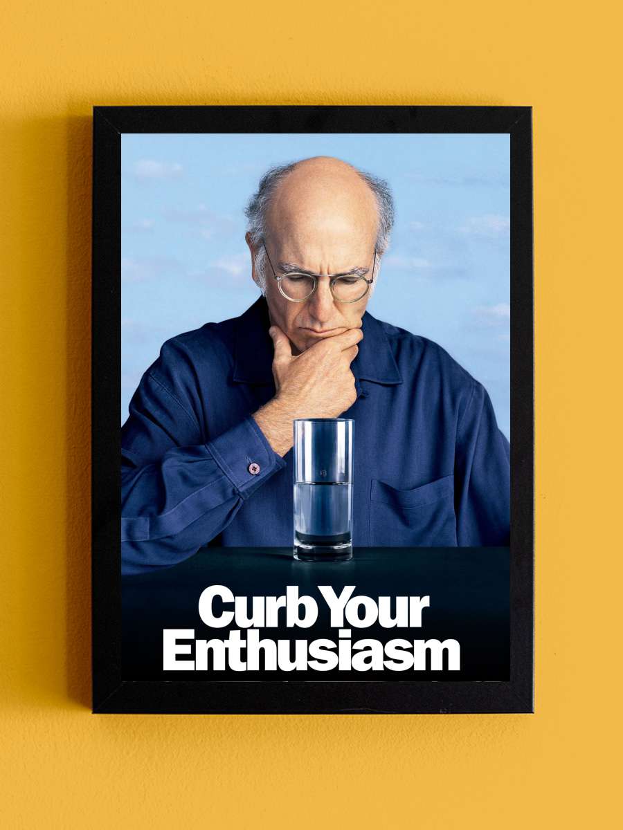 Curb Your Enthusiasm Dizi Tablo Siyah Çerçeveli Dizi Poster Duvar Tablo