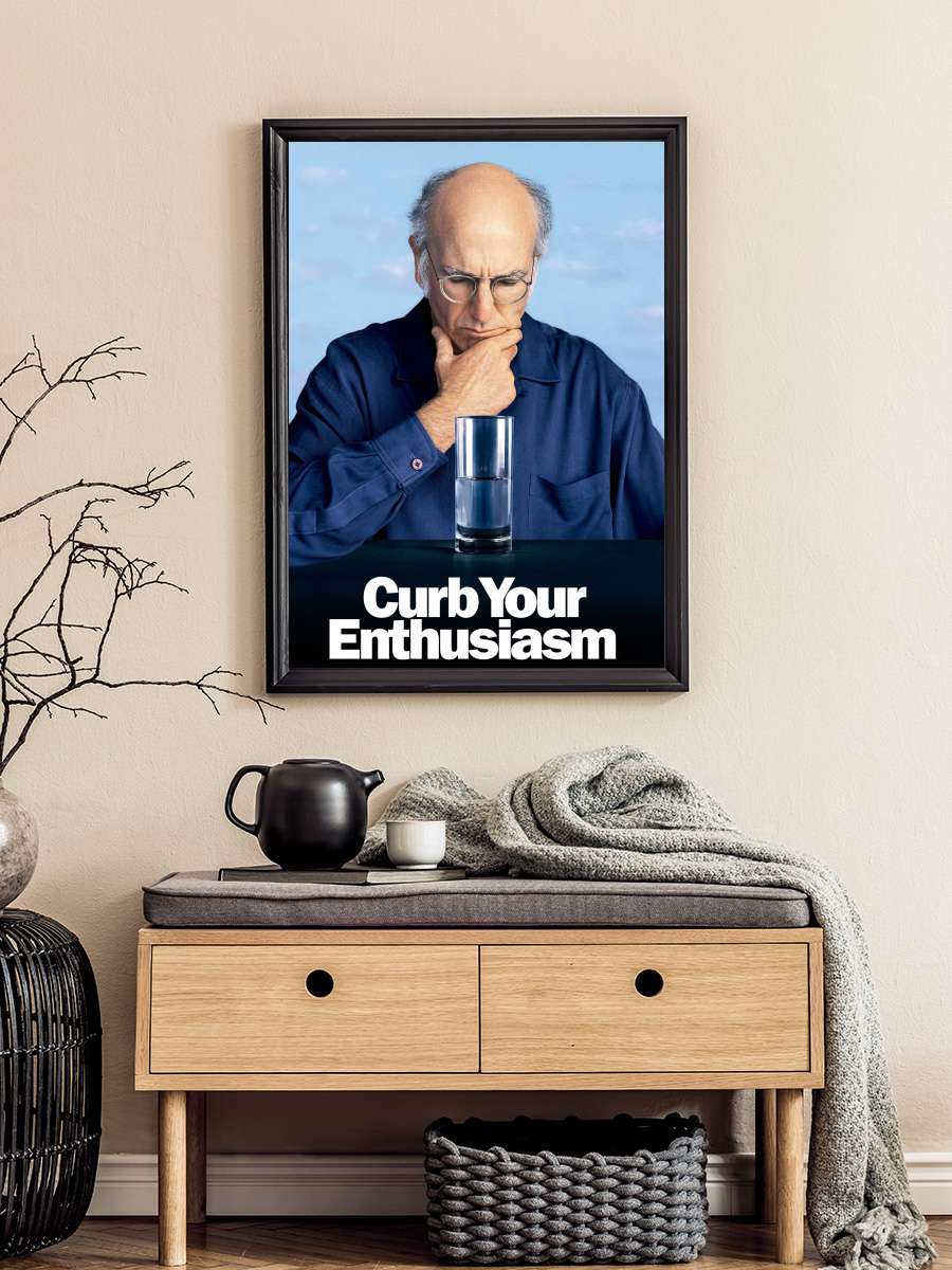 Curb Your Enthusiasm Dizi Tablo Siyah Çerçeveli Dizi Poster Duvar Tablo