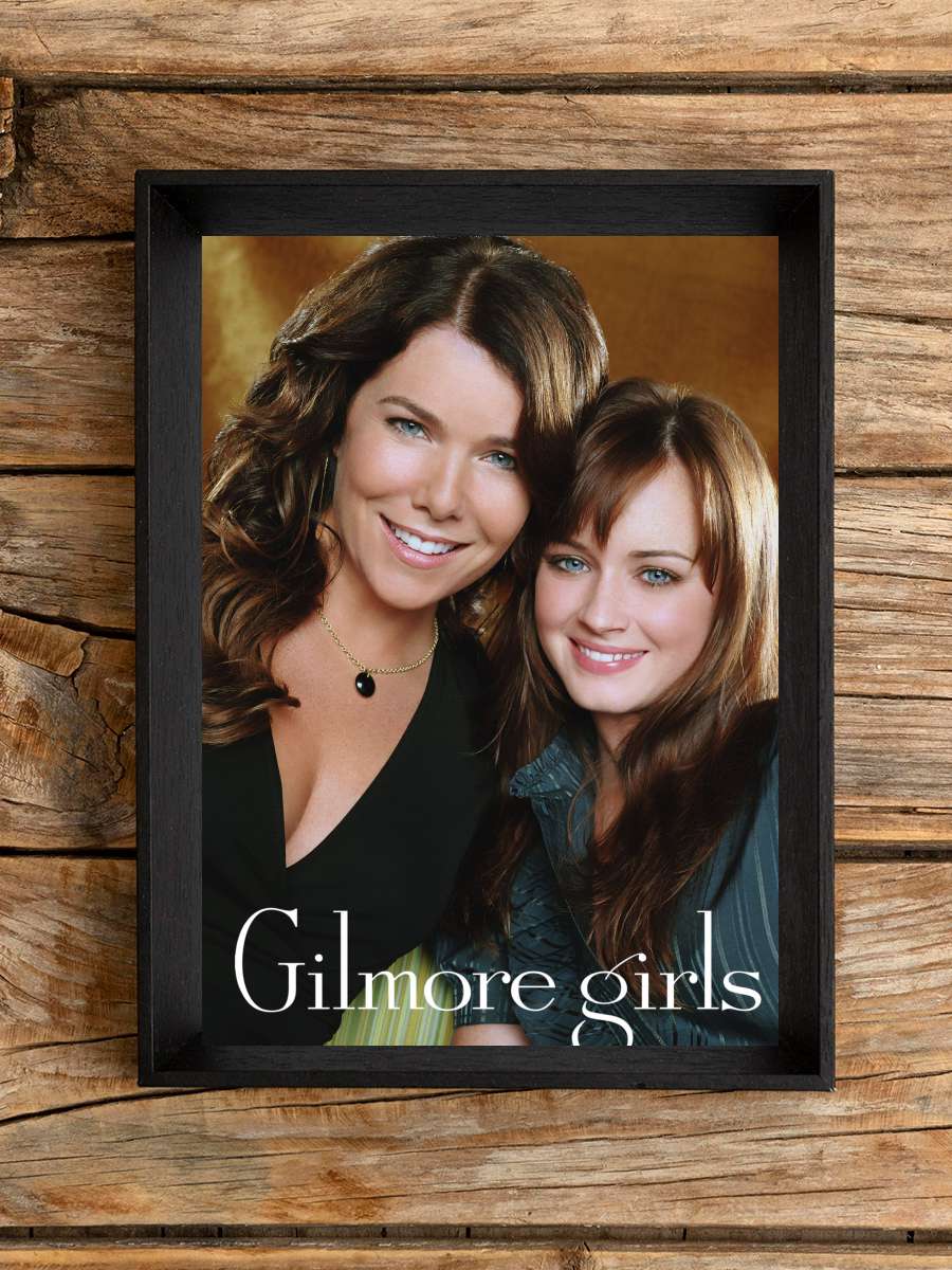 Gilmore Girls Dizi Tablo Siyah Çerçeveli Dizi Poster Duvar Tablo