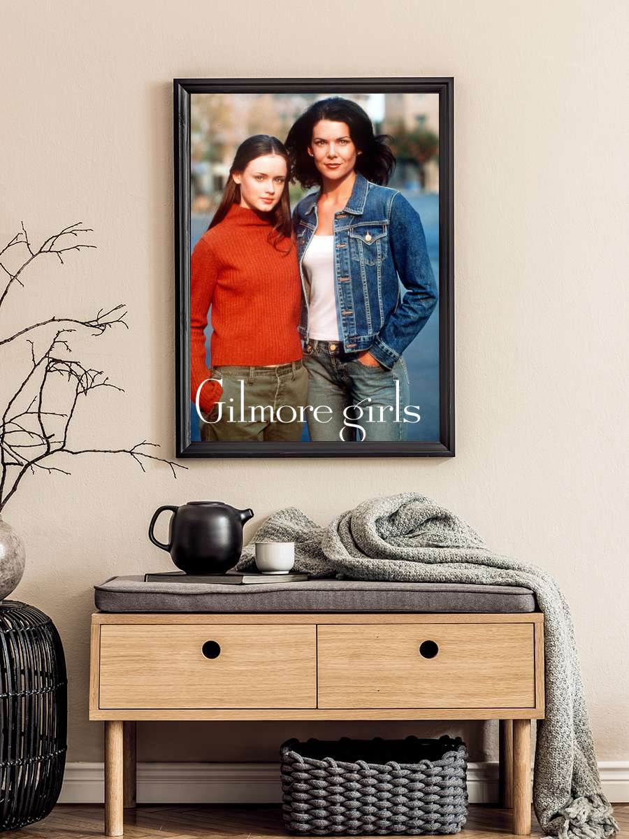 Gilmore Girls Dizi Tablo Siyah Çerçeveli Dizi Poster Duvar Tablo