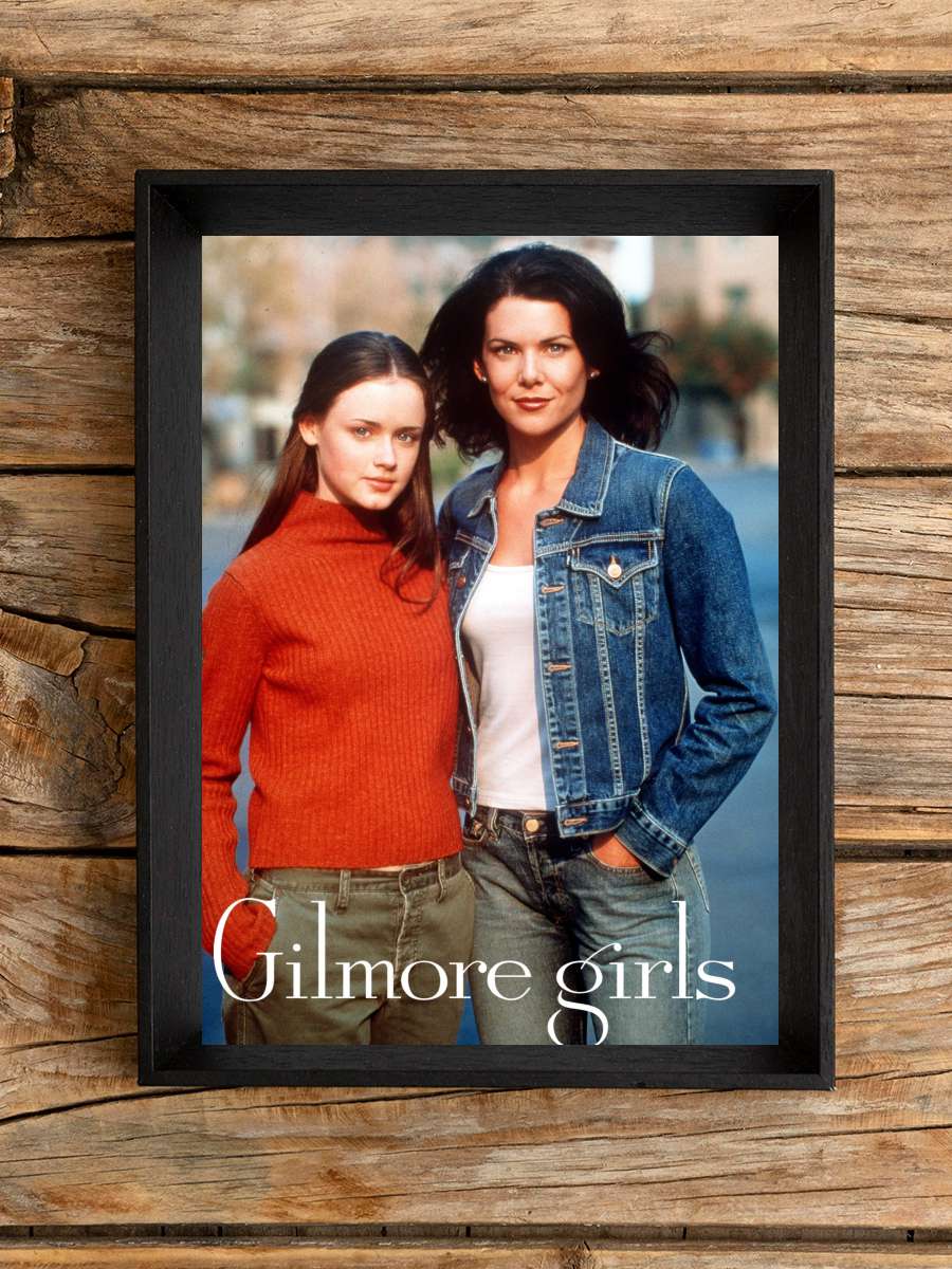 Gilmore Girls Dizi Tablo Siyah Çerçeveli Dizi Poster Duvar Tablo