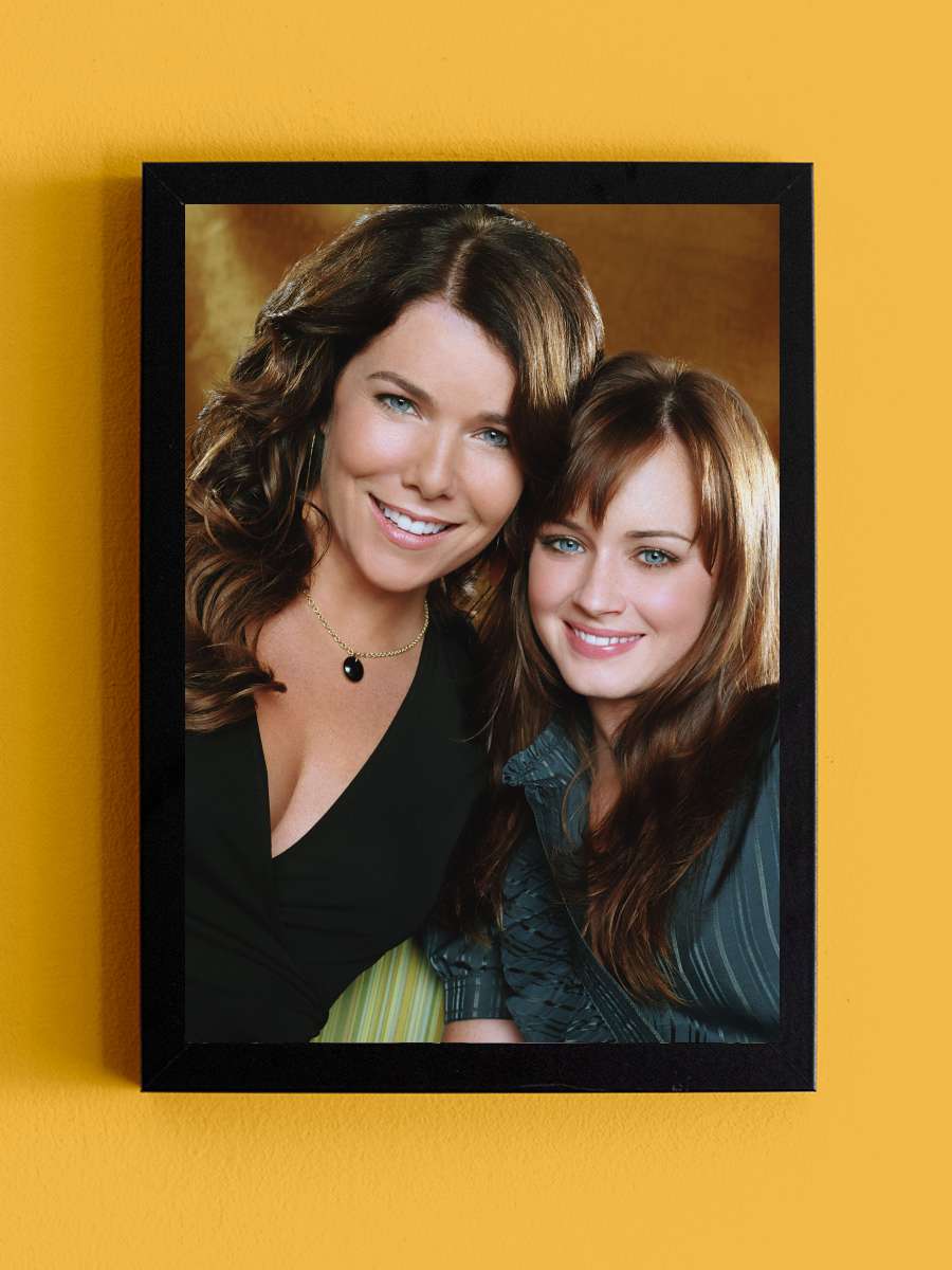 Gilmore Girls Dizi Tablo Siyah Çerçeveli Dizi Poster Duvar Tablo