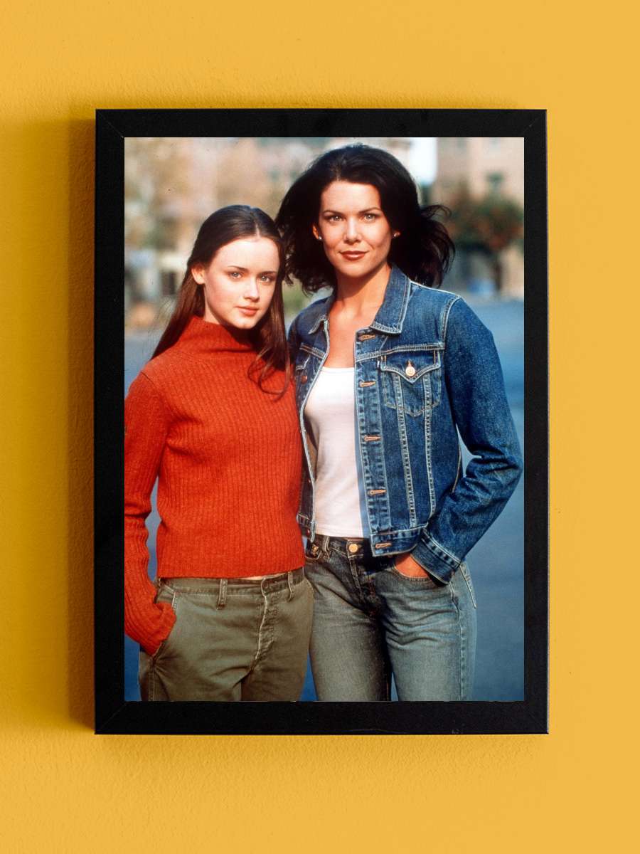 Gilmore Girls Dizi Tablo Siyah Çerçeveli Dizi Poster Duvar Tablo