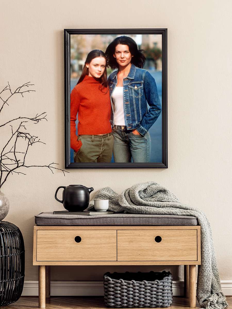 Gilmore Girls Dizi Tablo Siyah Çerçeveli Dizi Poster Duvar Tablo