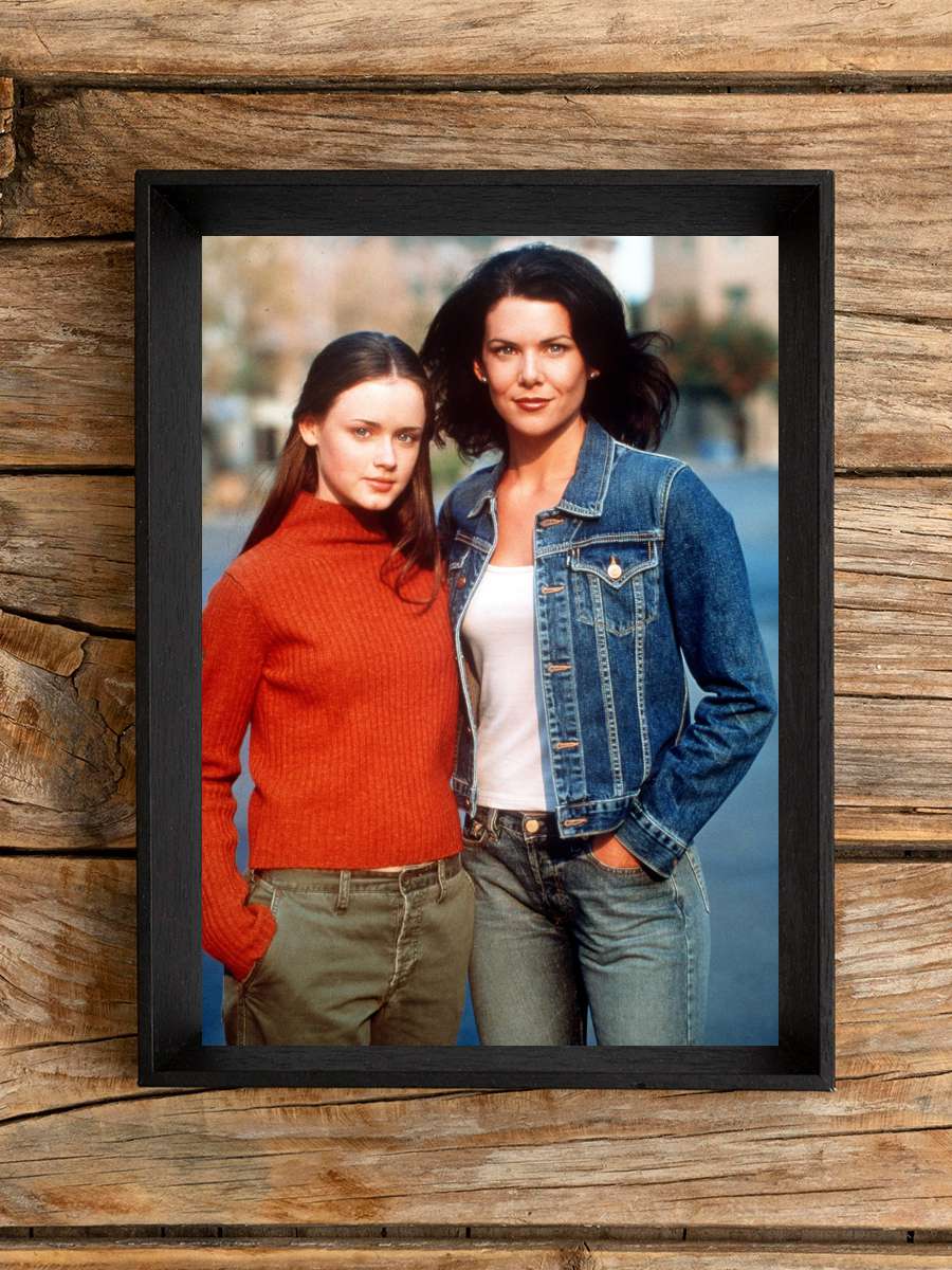 Gilmore Girls Dizi Tablo Siyah Çerçeveli Dizi Poster Duvar Tablo