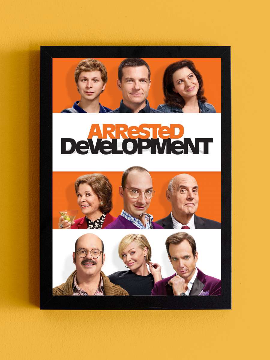 Arrested Development Dizi Tablo Siyah Çerçeveli Dizi Poster Duvar Tablo