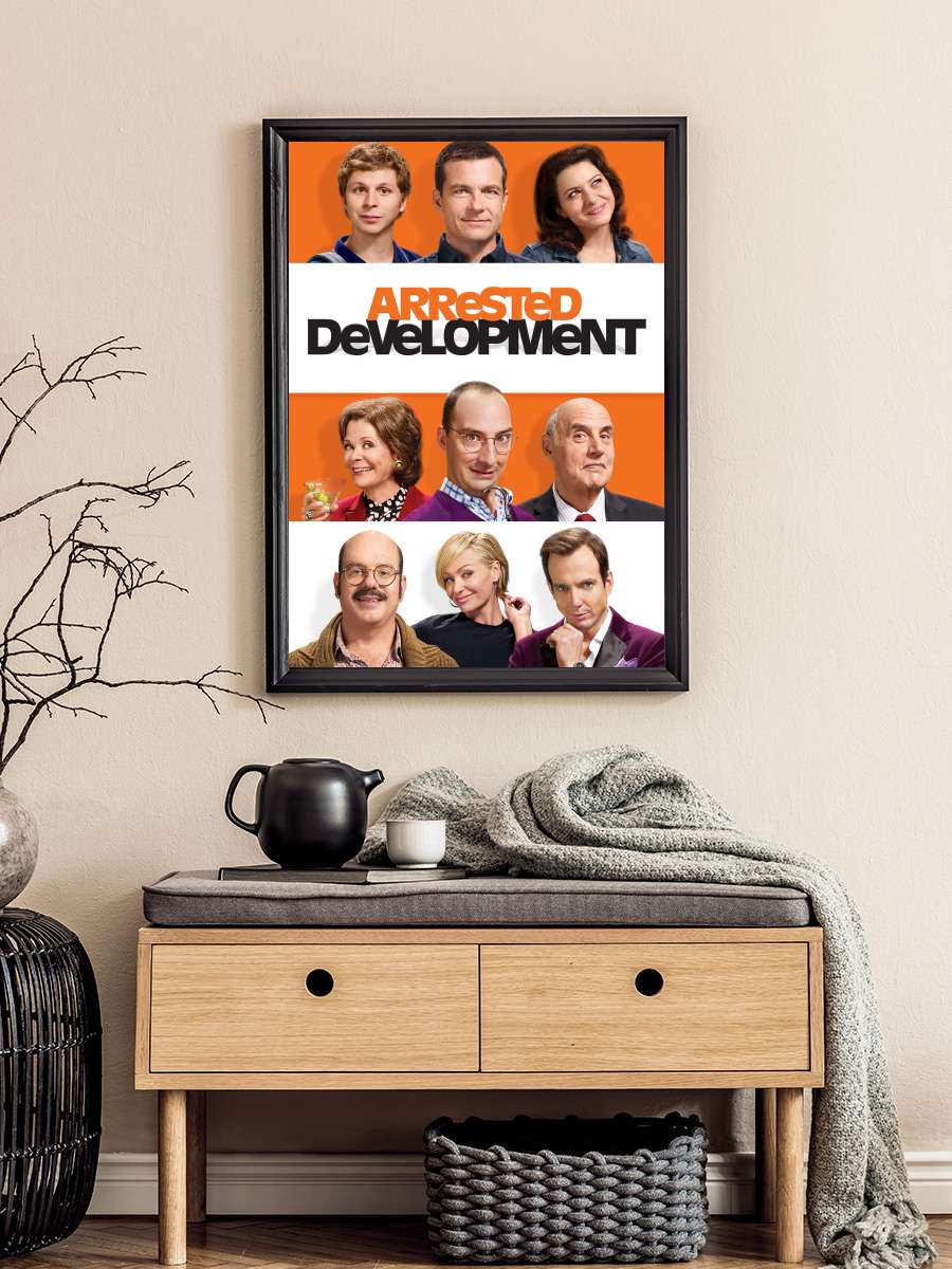 Arrested Development Dizi Tablo Siyah Çerçeveli Dizi Poster Duvar Tablo