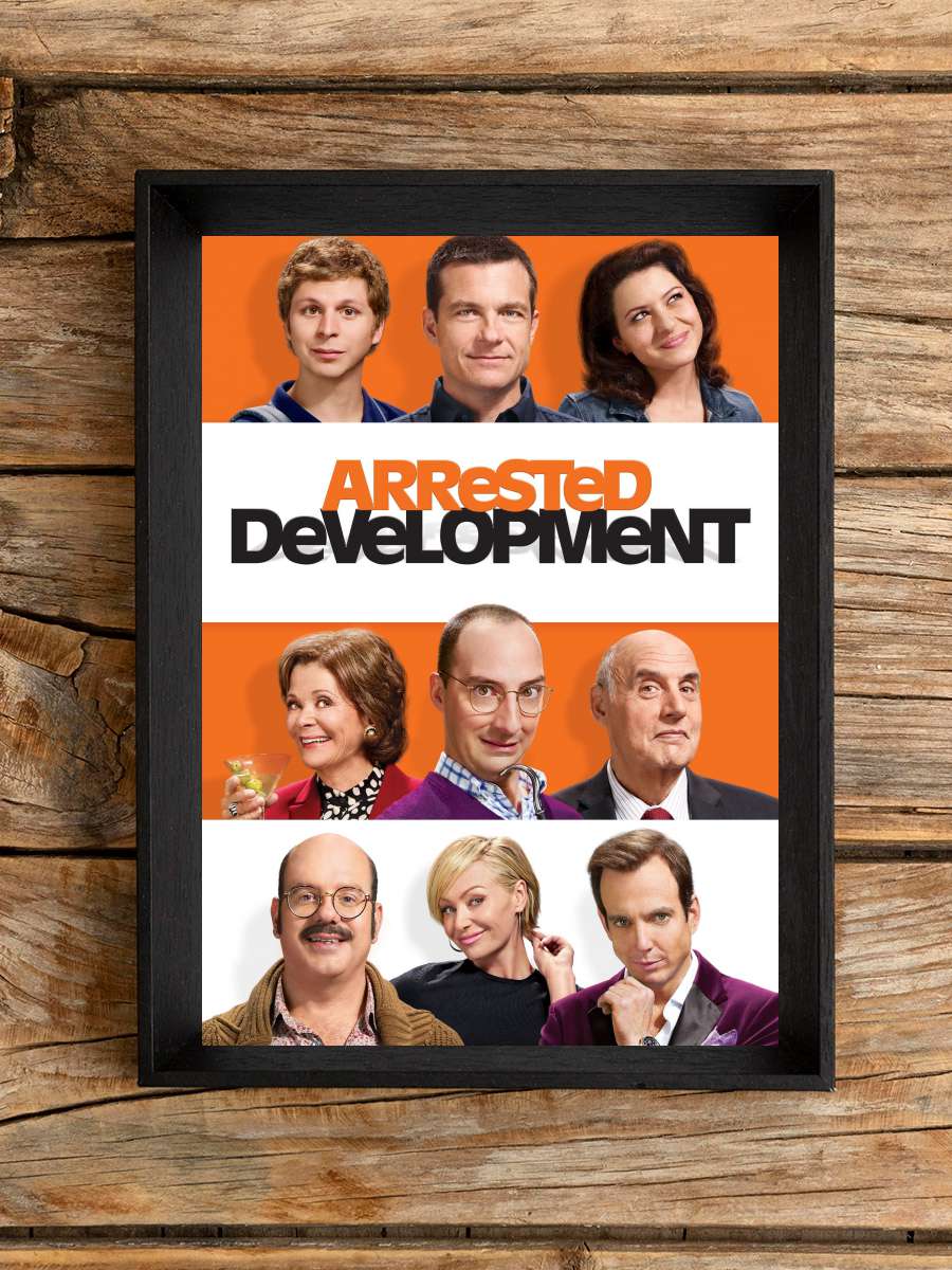 Arrested Development Dizi Tablo Siyah Çerçeveli Dizi Poster Duvar Tablo