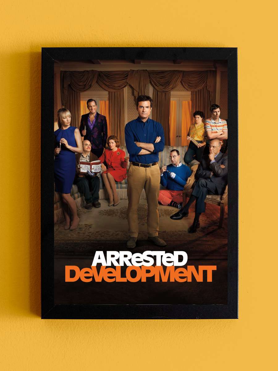 Arrested Development Dizi Tablo Siyah Çerçeveli Dizi Poster Duvar Tablo