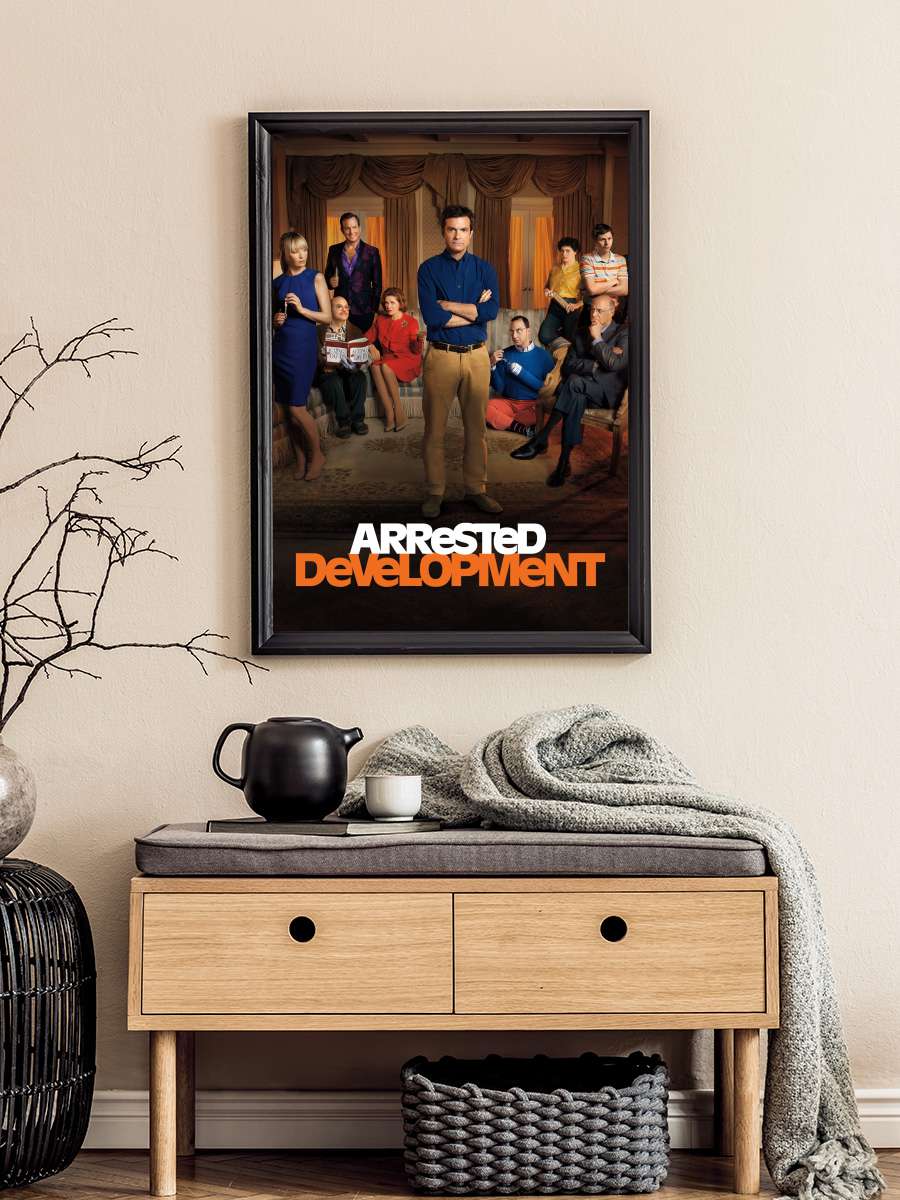 Arrested Development Dizi Tablo Siyah Çerçeveli Dizi Poster Duvar Tablo