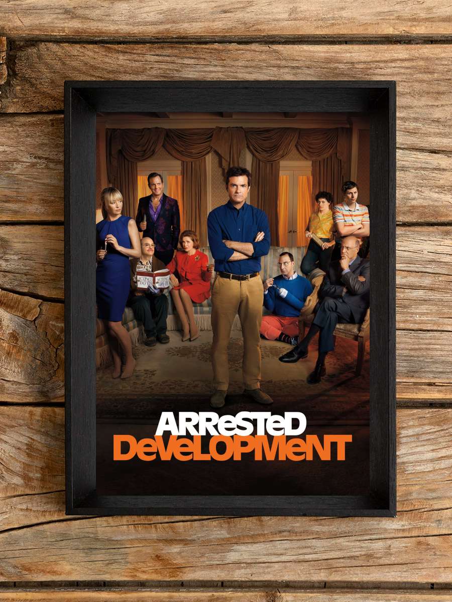 Arrested Development Dizi Tablo Siyah Çerçeveli Dizi Poster Duvar Tablo