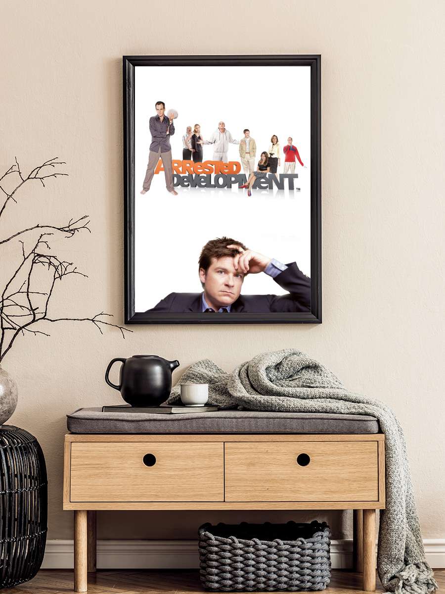 Arrested Development Dizi Tablo Siyah Çerçeveli Dizi Poster Duvar Tablo