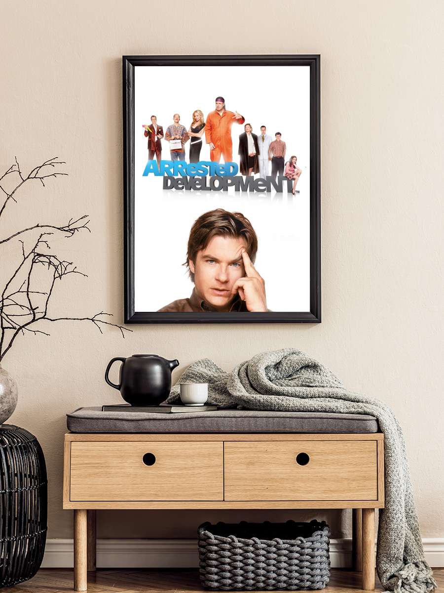 Arrested Development Dizi Tablo Siyah Çerçeveli Dizi Poster Duvar Tablo