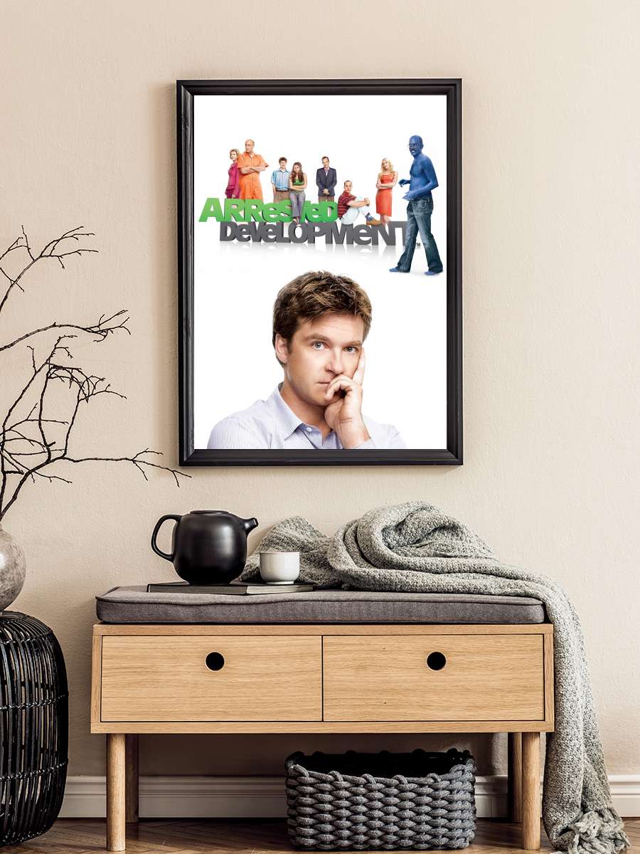 Arrested Development Dizi Tablo Siyah Çerçeveli Dizi Poster Duvar Tablo