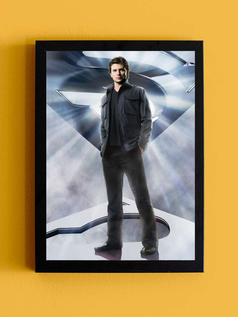 Smallville Dizi Tablo Siyah Çerçeveli Dizi Poster Duvar Tablo