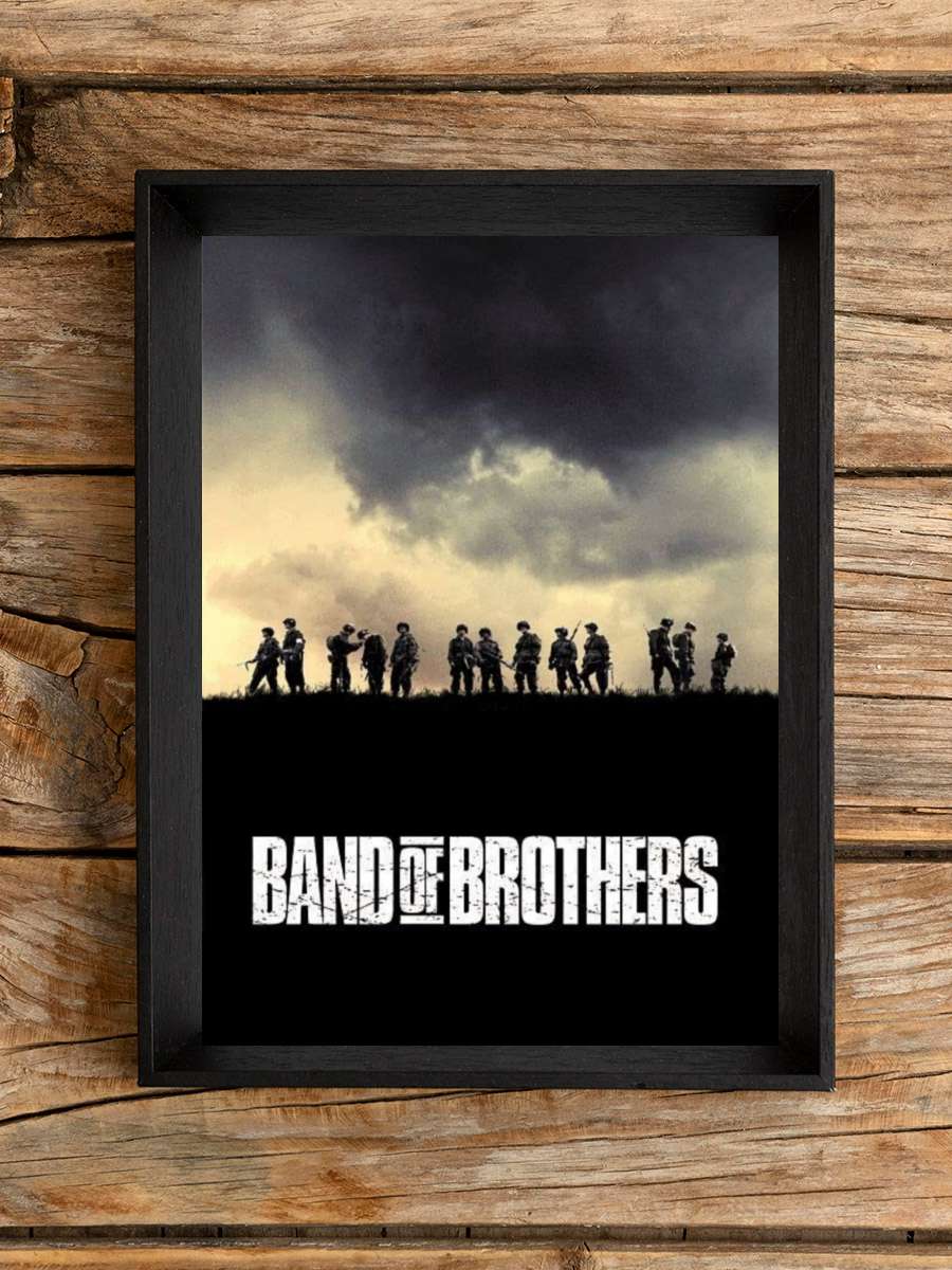 Kardeşler Takımı - Band of Brothers Dizi Tablo Siyah Çerçeveli Dizi Poster Duvar Tablo