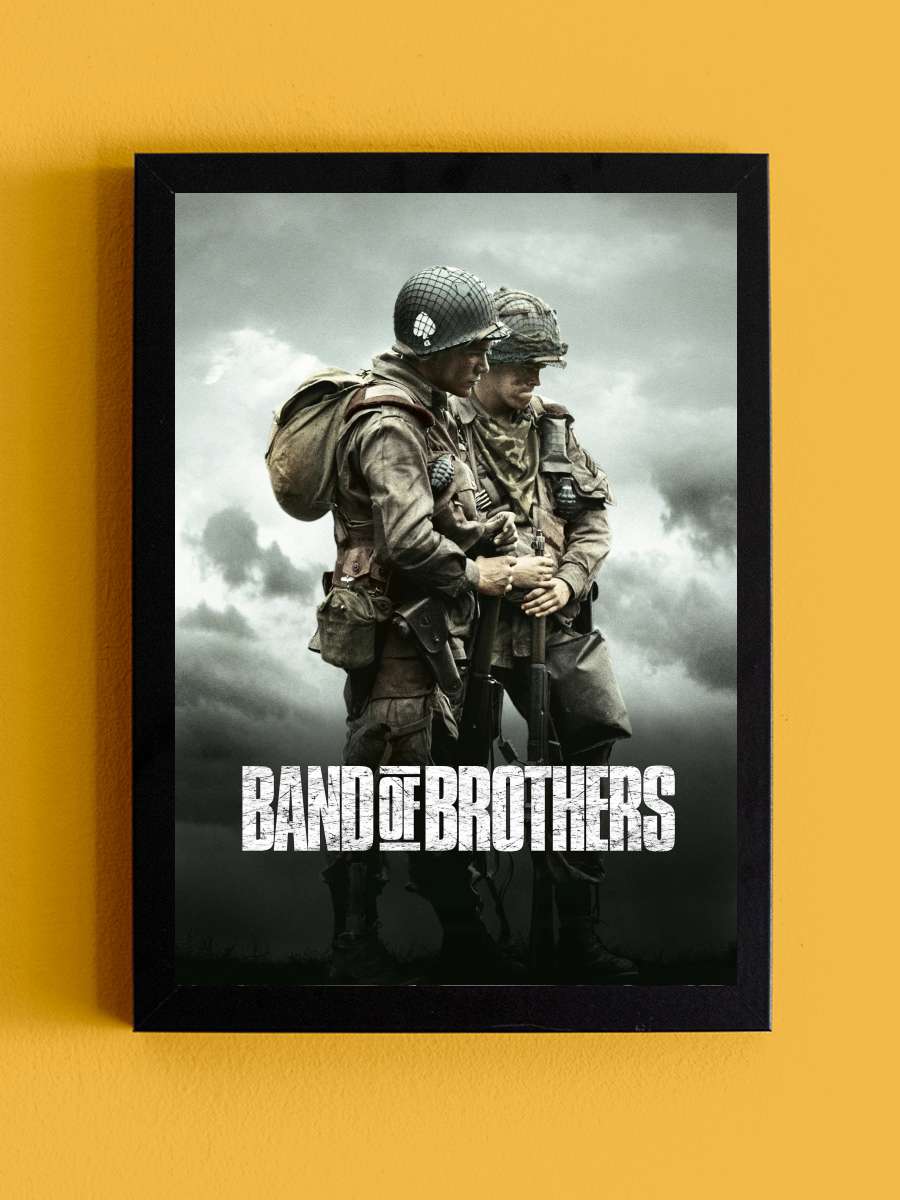 Kardeşler Takımı - Band of Brothers Dizi Tablo Siyah Çerçeveli Dizi Poster Duvar Tablo