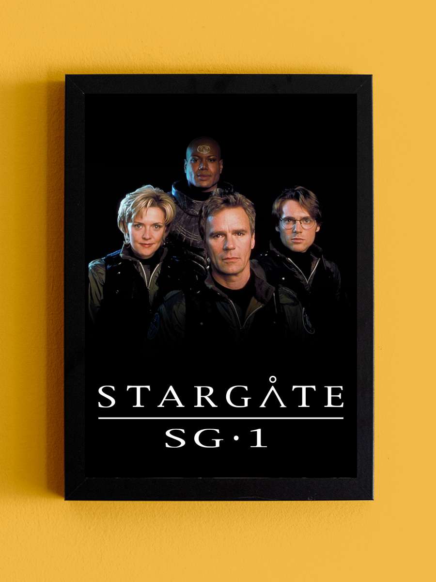 Stargate SG-1 Dizi Tablo Siyah Çerçeveli Dizi Poster Duvar Tablo