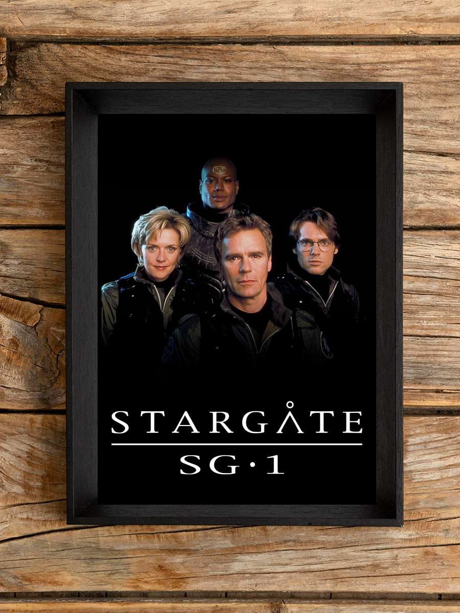 Stargate SG-1 Dizi Tablo Siyah Çerçeveli Dizi Poster Duvar Tablo