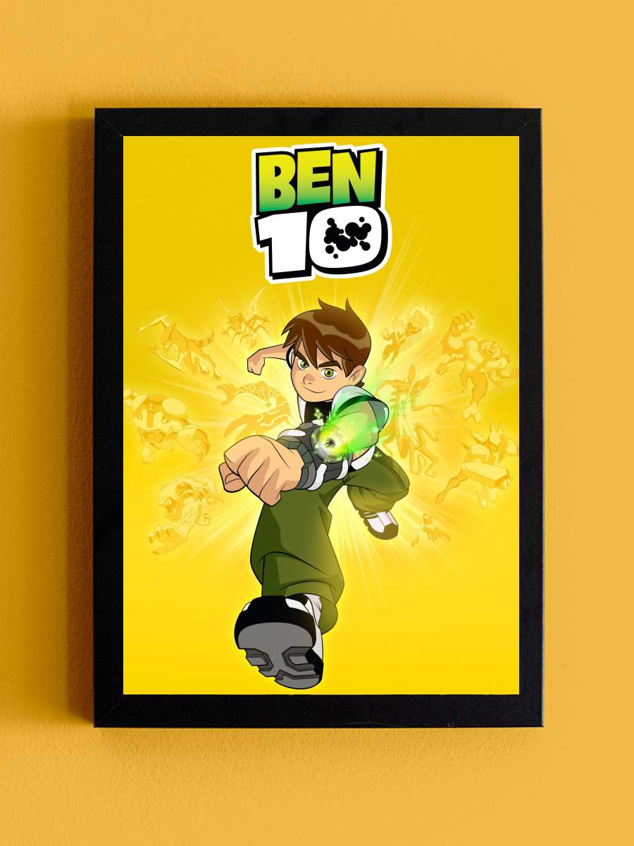 Ben 10 Dizi Tablo Siyah Çerçeveli Dizi Poster Duvar Tablo