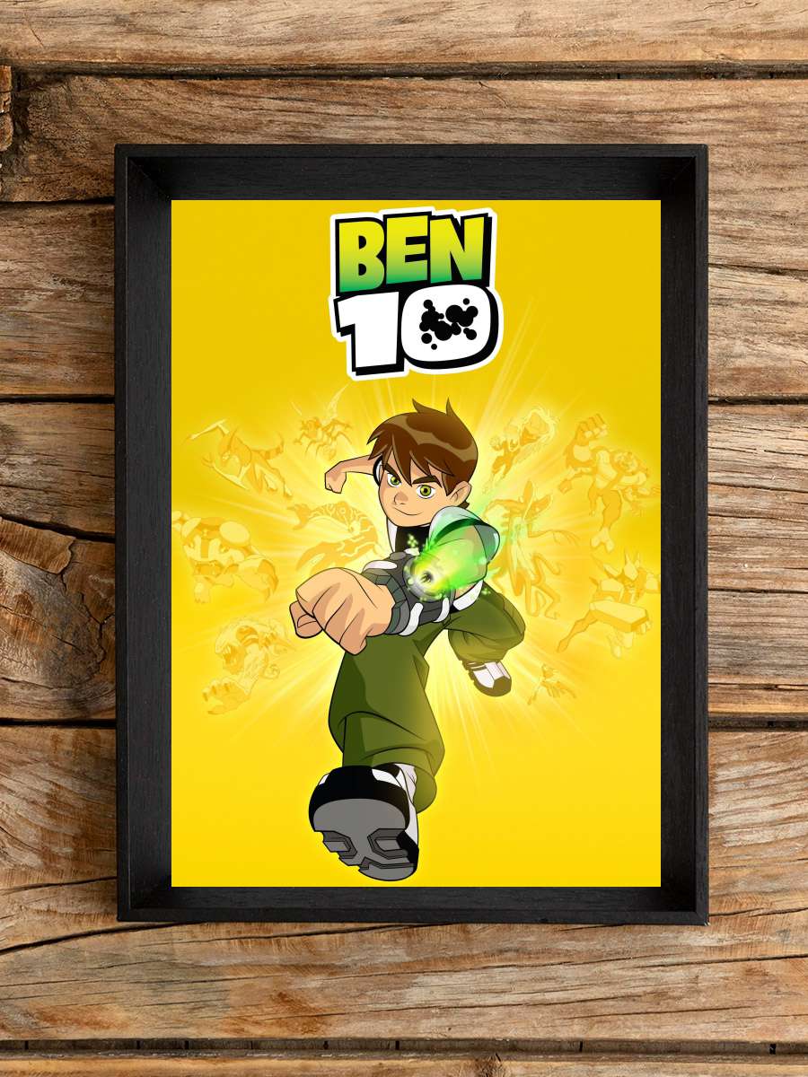 Ben 10 Dizi Tablo Siyah Çerçeveli Dizi Poster Duvar Tablo