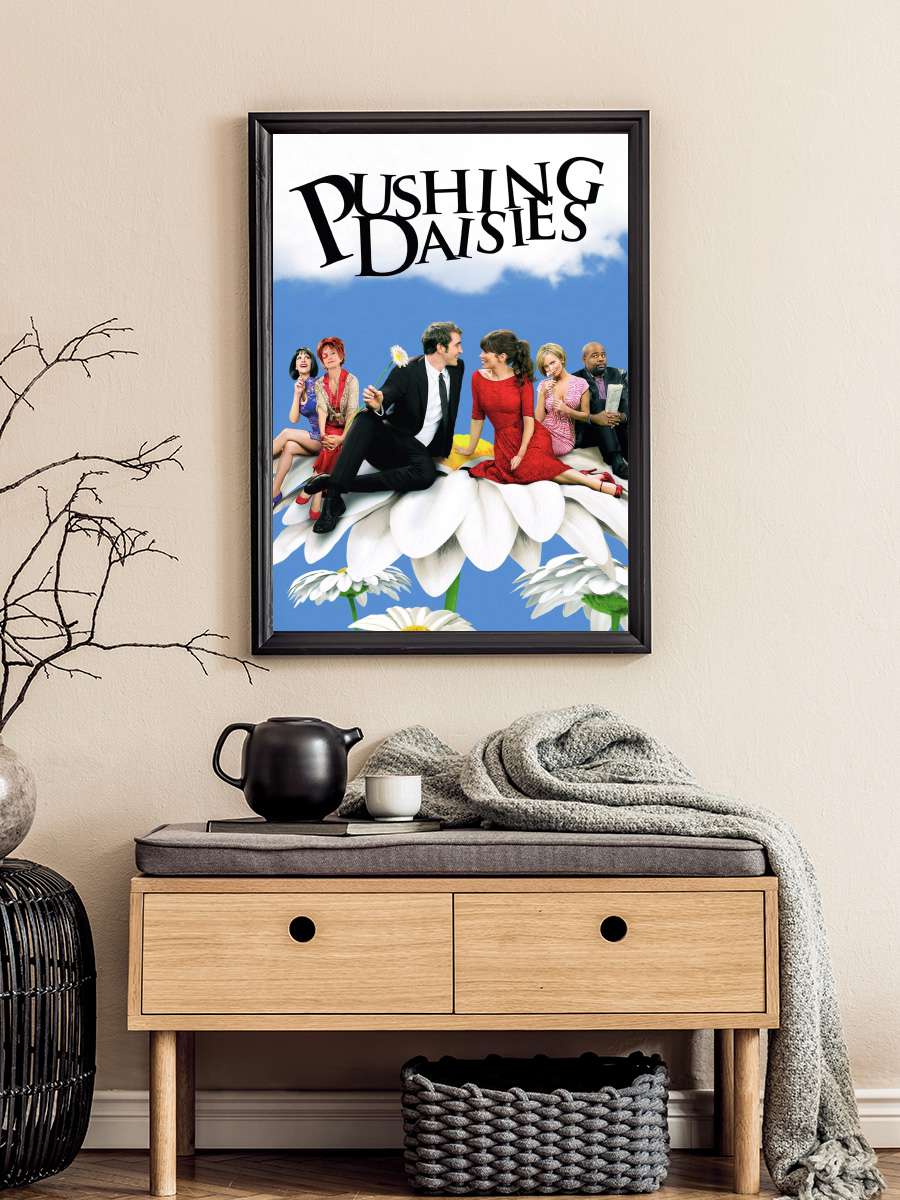 Pushing Daisies Dizi Tablo Siyah Çerçeveli Dizi Poster Duvar Tablo