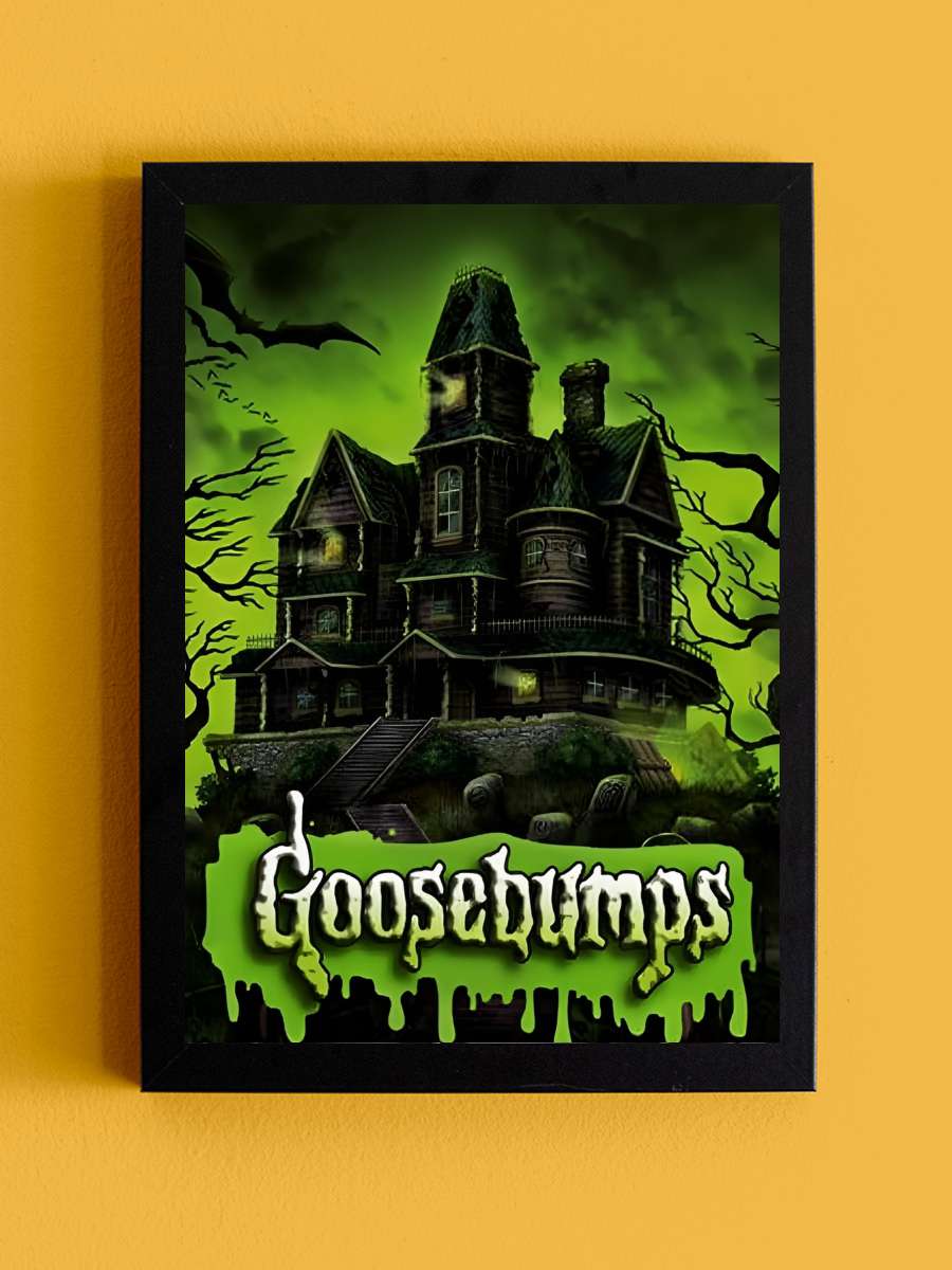 Goosebumps Dizi Tablo Siyah Çerçeveli Dizi Poster Duvar Tablo