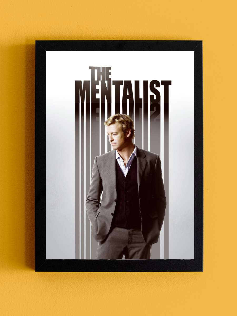 The Mentalist Dizi Tablo Siyah Çerçeveli Dizi Poster Duvar Tablo