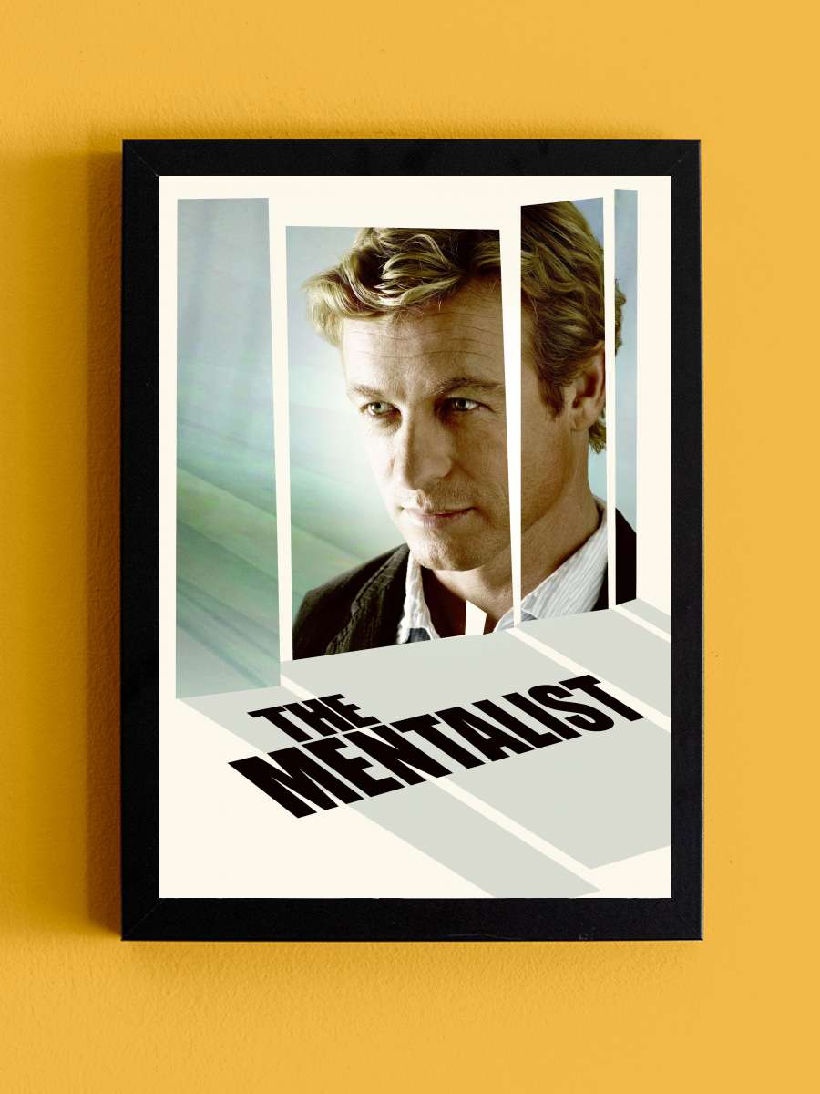 The Mentalist Dizi Tablo Siyah Çerçeveli Dizi Poster Duvar Tablo