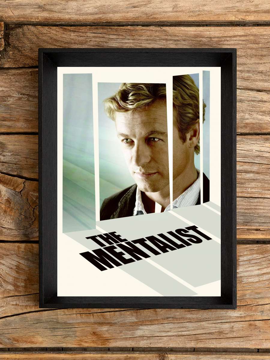 The Mentalist Dizi Tablo Siyah Çerçeveli Dizi Poster Duvar Tablo