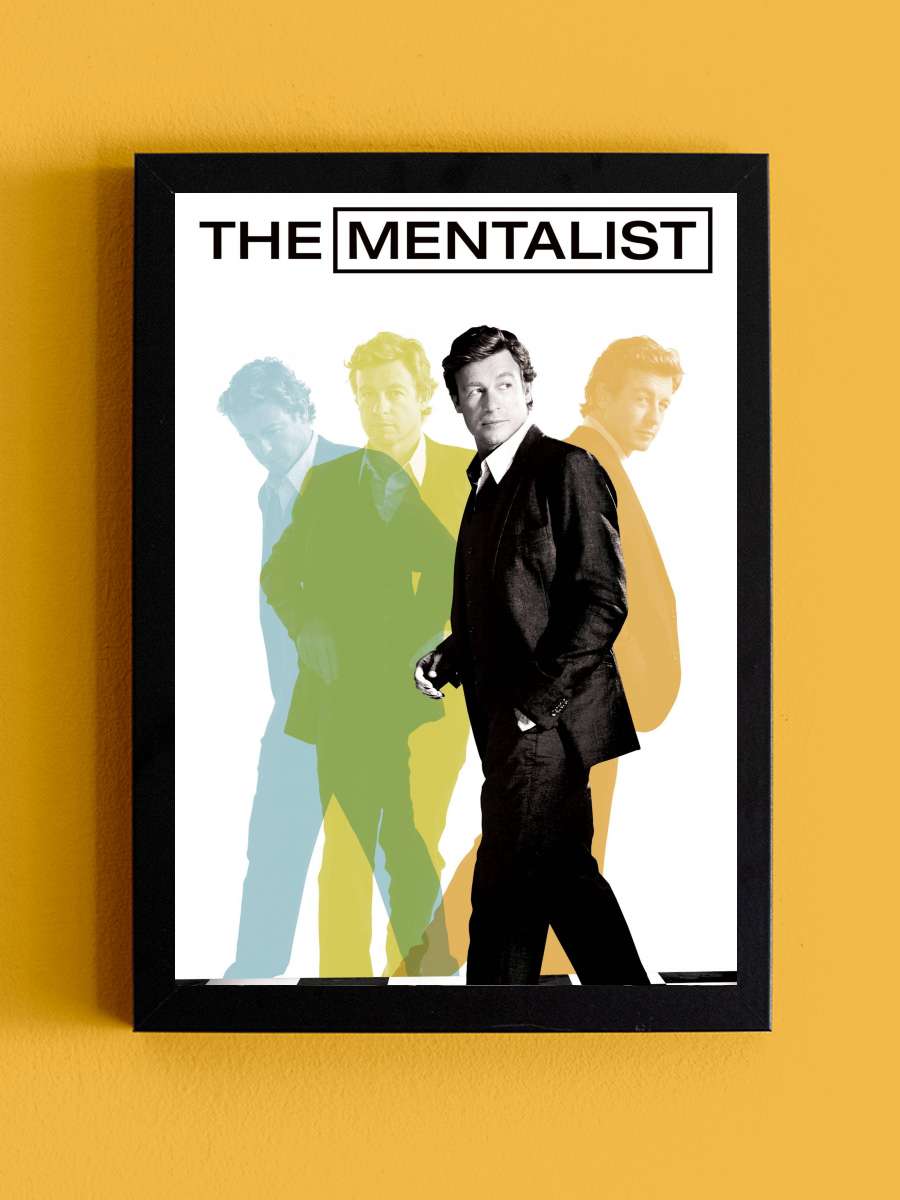 The Mentalist Dizi Tablo Siyah Çerçeveli Dizi Poster Duvar Tablo