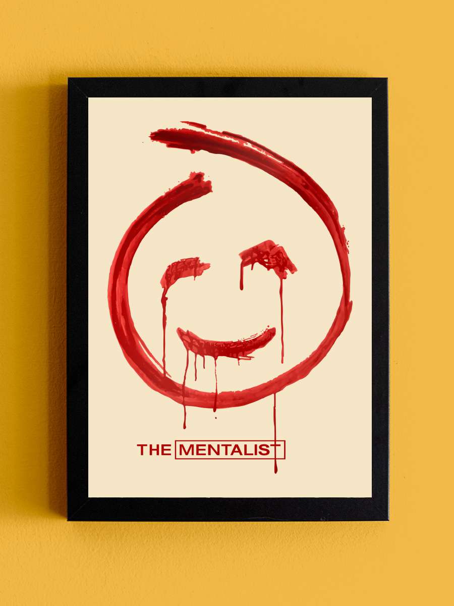 The Mentalist Dizi Tablo Siyah Çerçeveli Dizi Poster Duvar Tablo