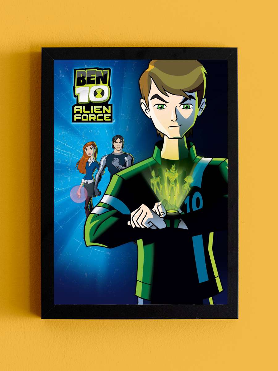 Ben 10: Alien Force Dizi Tablo Siyah Çerçeveli Dizi Poster Duvar Tablo