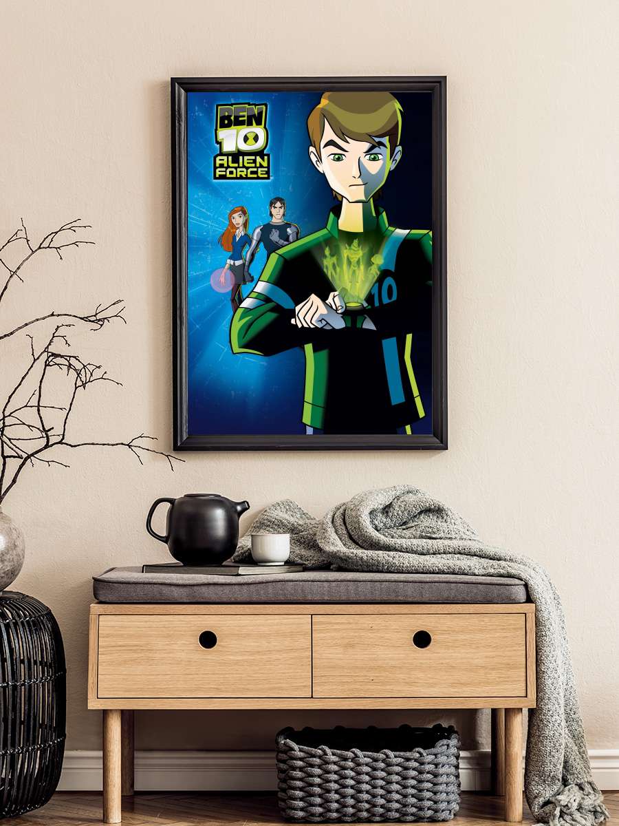 Ben 10: Alien Force Dizi Tablo Siyah Çerçeveli Dizi Poster Duvar Tablo