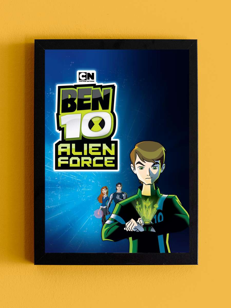 Ben 10: Alien Force Dizi Tablo Siyah Çerçeveli Dizi Poster Duvar Tablo