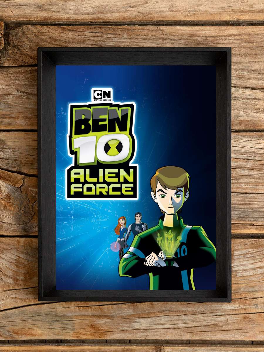 Ben 10: Alien Force Dizi Tablo Siyah Çerçeveli Dizi Poster Duvar Tablo