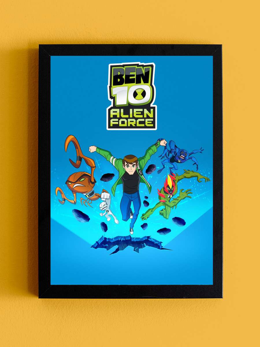 Ben 10: Alien Force Dizi Tablo Siyah Çerçeveli Dizi Poster Duvar Tablo