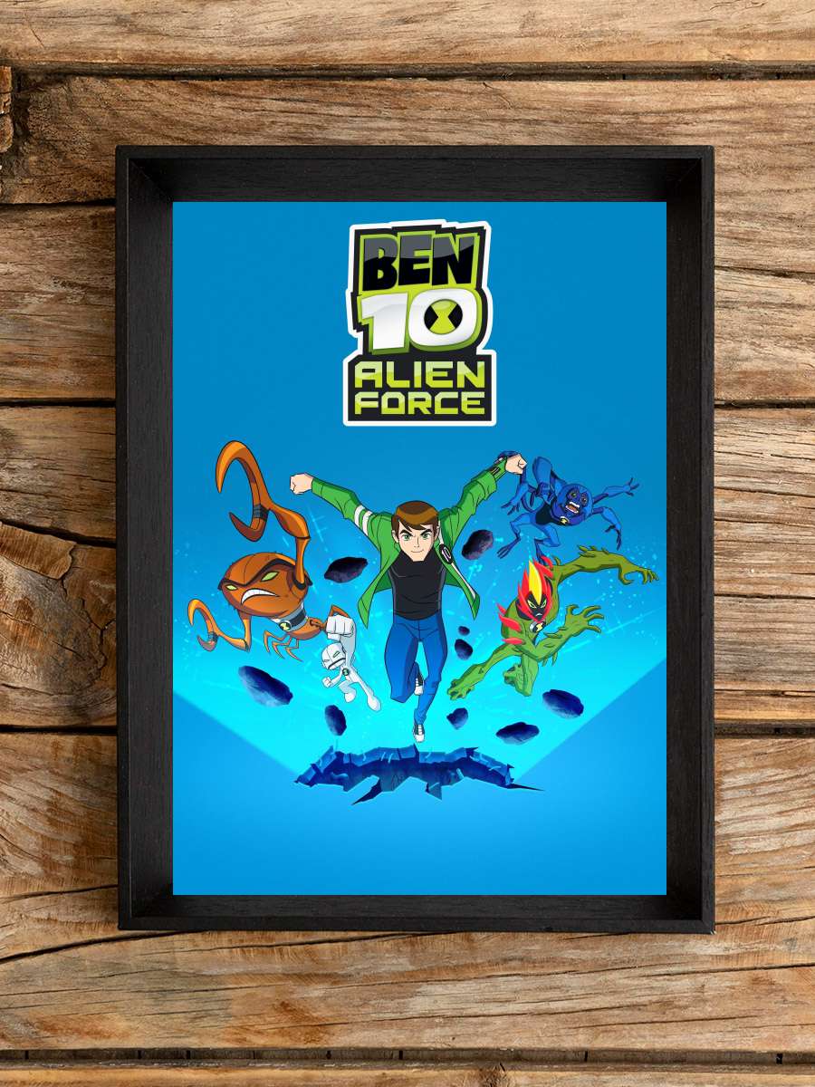 Ben 10: Alien Force Dizi Tablo Siyah Çerçeveli Dizi Poster Duvar Tablo