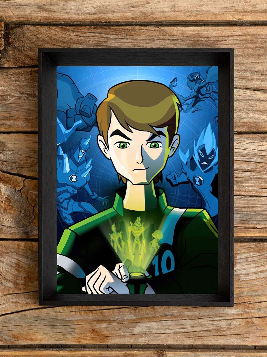 Ben 10: Alien Force Dizi Tablo Siyah Çerçeveli Dizi Poster Duvar Tablo