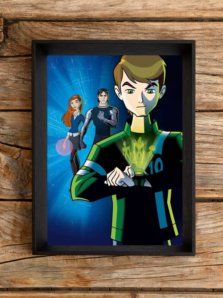 Ben 10: Alien Force Dizi Tablo Siyah Çerçeveli Dizi Poster Duvar Tablo