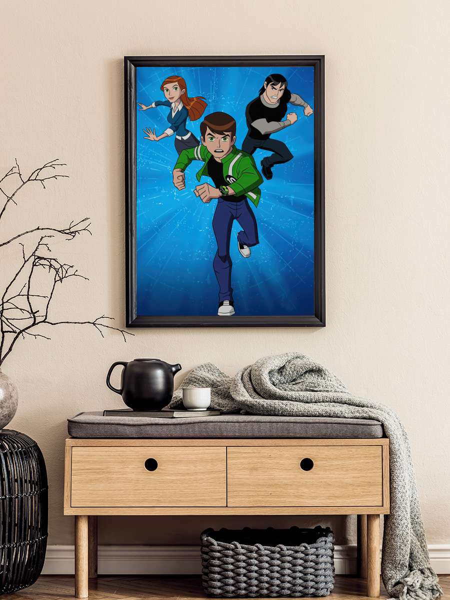 Ben 10: Alien Force Dizi Tablo Siyah Çerçeveli Dizi Poster Duvar Tablo