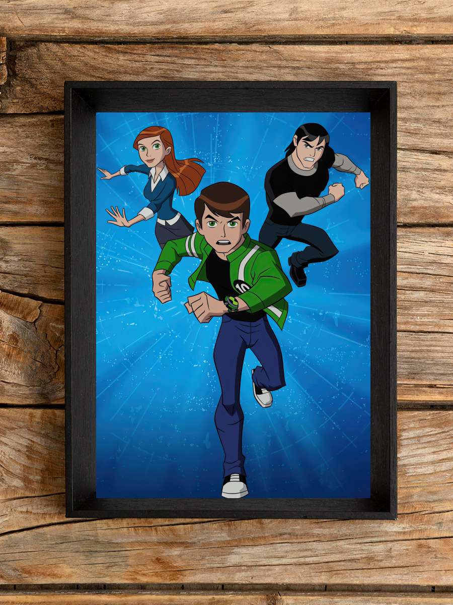 Ben 10: Alien Force Dizi Tablo Siyah Çerçeveli Dizi Poster Duvar Tablo