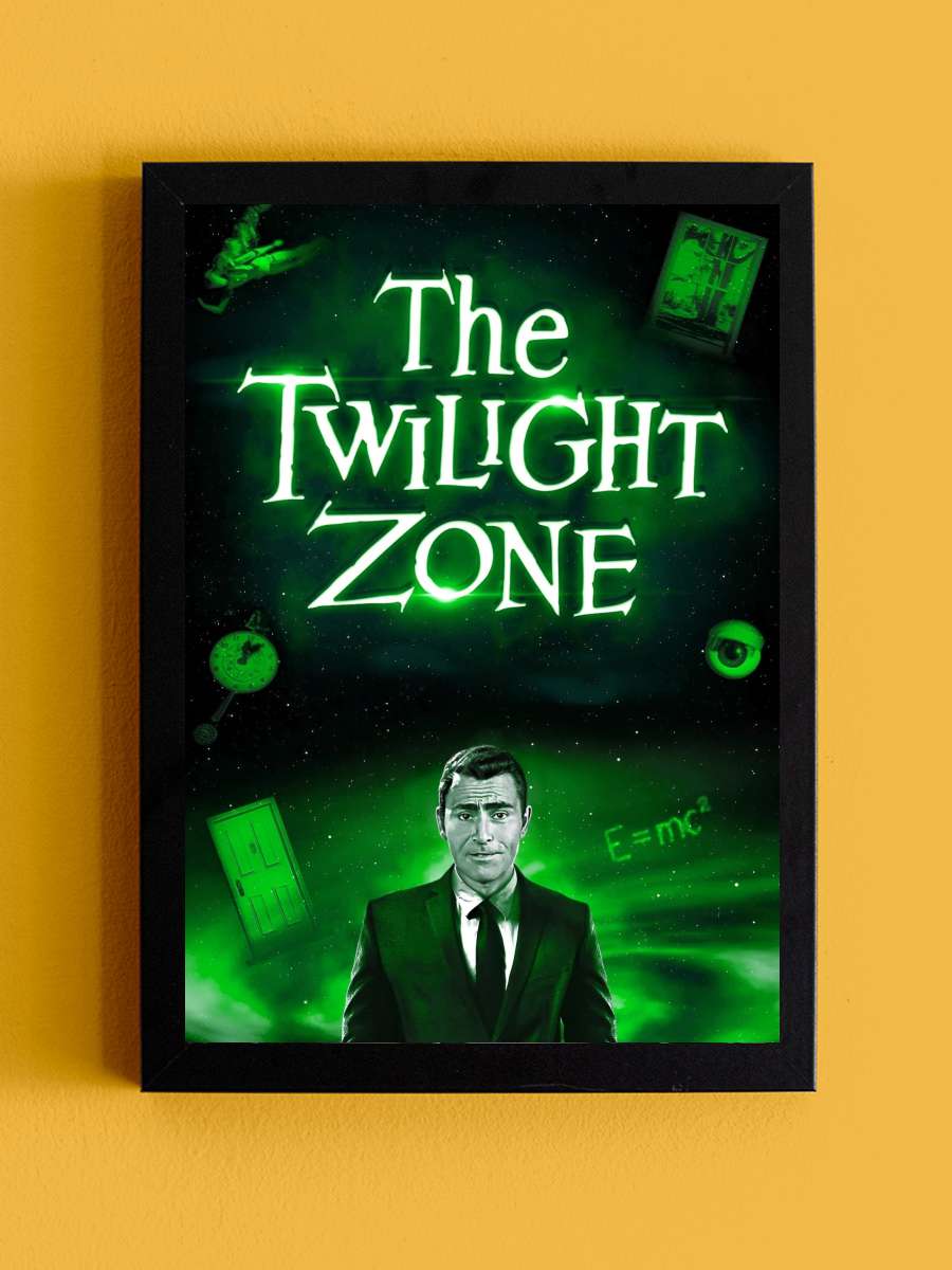 Alacakaranlık Kuşağı - The Twilight Zone Dizi Tablo Siyah Çerçeveli Dizi Poster Duvar Tablo